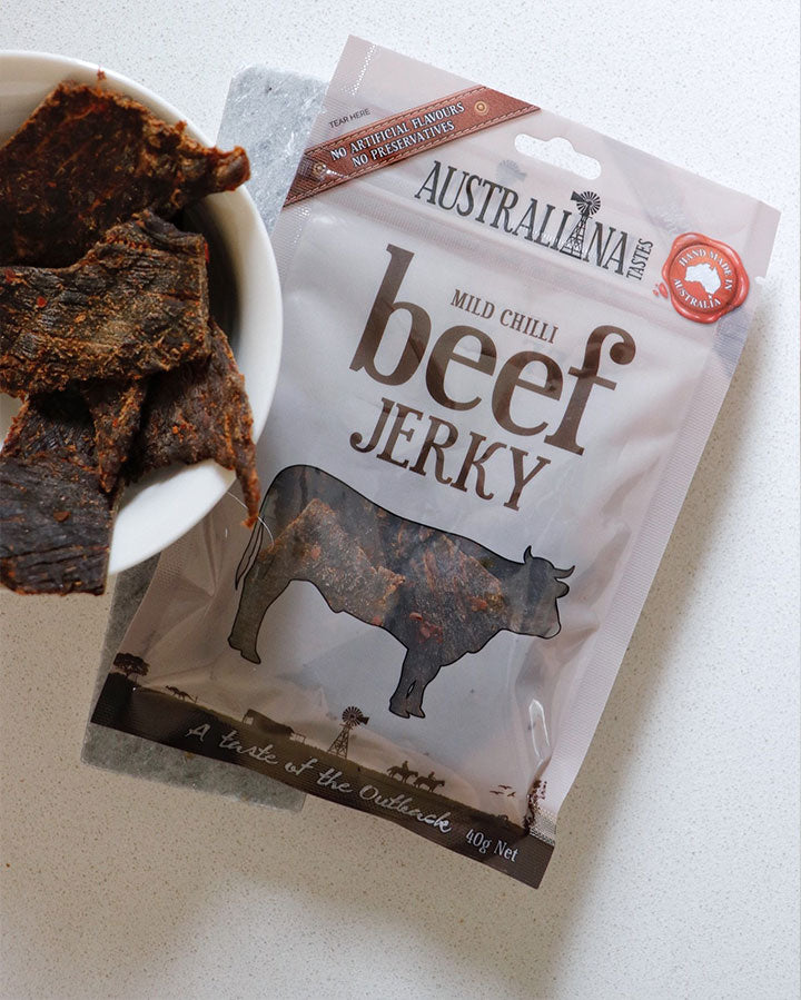 Mild Chilli Beef Jerky Australiana Tastes